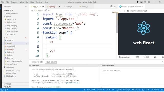 Web Programming: React Create Component for Beginner - Urdu/Hindi смотреть онлайн