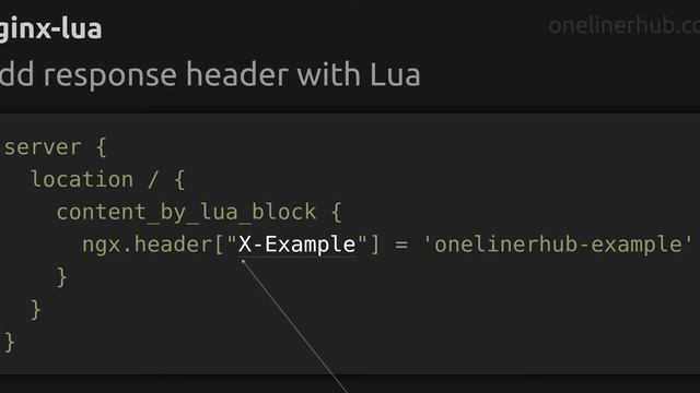Add response header with Lua смотреть онлайн
