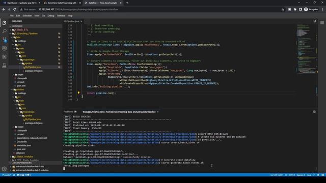 Serverless Data Processing with Dataflow - Branching Pipelines (Java) смотреть онлайн