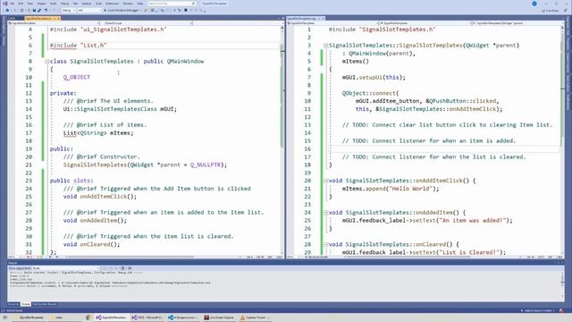 How to use Qt Signals and Slots with Templates смотреть онлайн