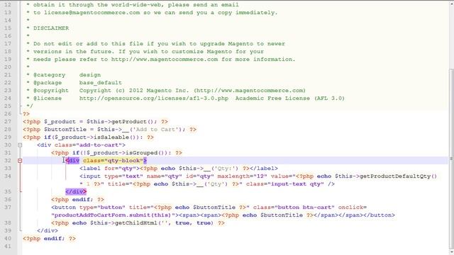 Magento. How To Remove Quantity Box On Product Details Page смотреть онлайн