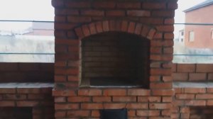 Мангал из кирпича под отделку плиткой