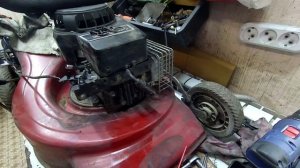 Газонокосилка BRIGGS & STRATTON  450 series 148cc чистка карбюратора