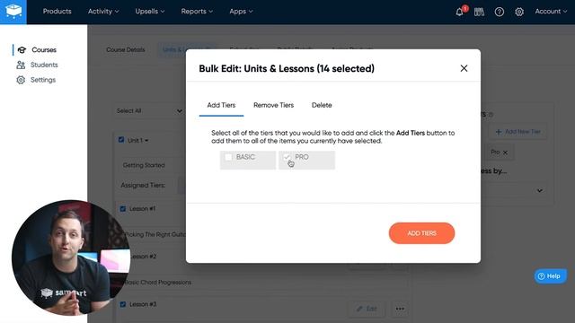 Bulk Edit Units & Lessons | SamCart Courses™ смотреть онлайн