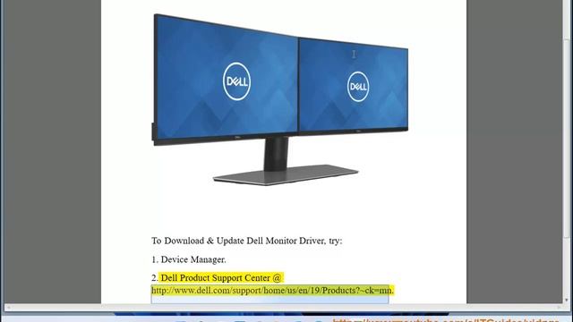Download & Update Dell Monitor Driver for Windows 11/10/8/7 смотреть онлайн
