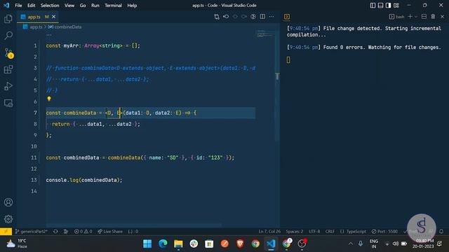How to use generics in Functions and Classes in TypeScript in Hindi: Zero to Advance - Episode 21 смотреть онлайн