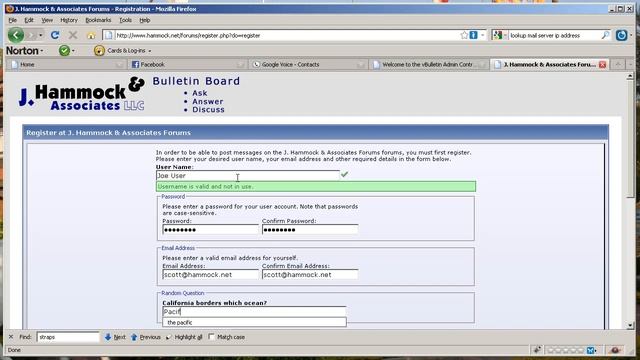 Registering for the Bulletin Board, aka Forum смотреть онлайн