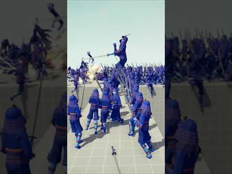 SAMURAI ARMY vs SUPERPEASANT | TABS - Totally Accurate Battle Simulator смотреть онлайн