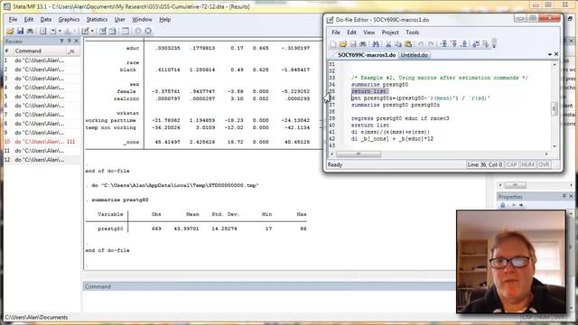 Using local macros in Stata смотреть онлайн
