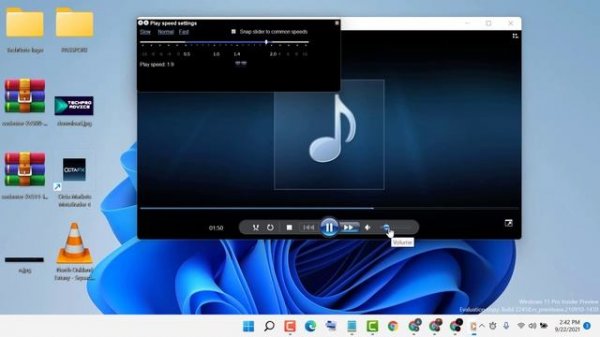 How to Change play speed in Windows Media Player