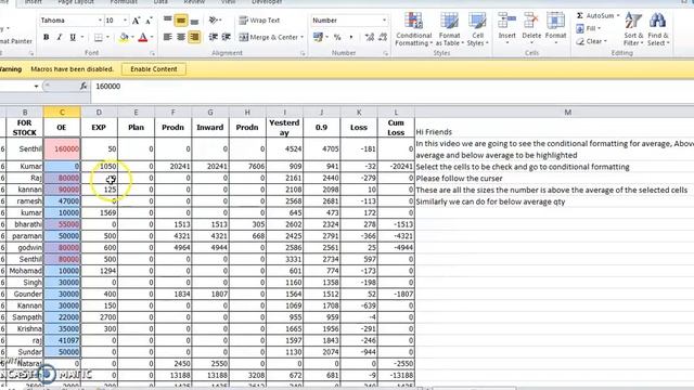 86 Conditional Formatting in Microsoft Excel 2010 average, above, below - Easy Excel смотреть онлайн