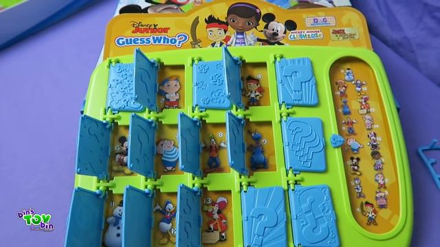 Bin Vs. Jon Disney Jr Guess Who!!! 3.15.2016 | Bins Toy Bin Daily Vlog смотреть онлайн
