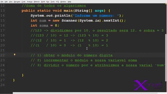 Exercicios de Java - 10/12 - Soma de todos algarismos - j1004 - eXcript смотреть онлайн