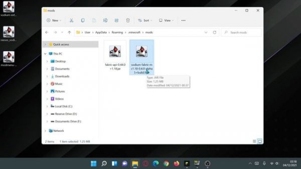 Minecraft Java 1.18 Sodium Extra (Fabric Mod 1.18) FPS Increase/Boost Performance 2021