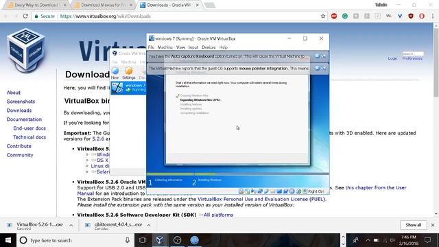 How to download windows 7 and install it in Virtual Box (2018) смотреть онлайн