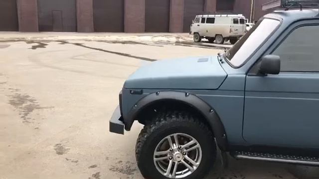 Установка диодных фонарей Cooper Style на Ниву 3D смотреть онлайн