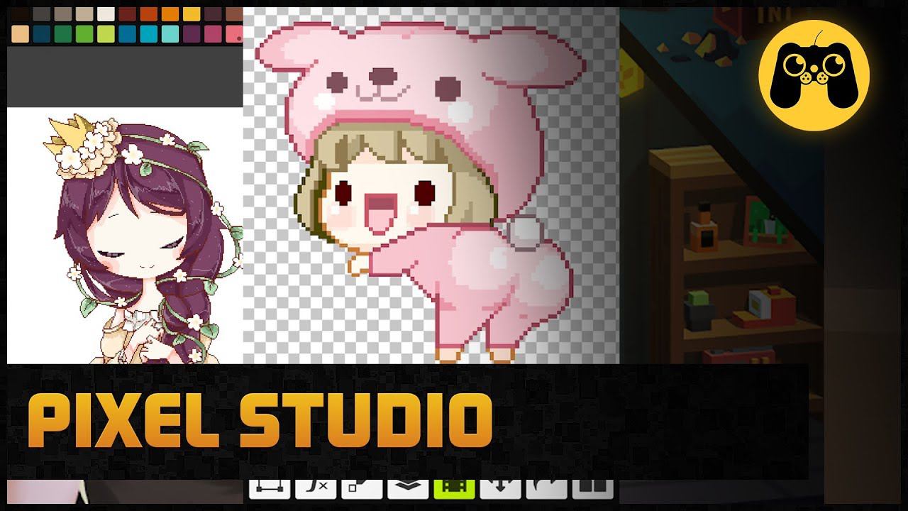 Pixel Studio - Как рисовать по клеточкам пиксель арт на Android и IOS. Обзор и гайд by Artalasky смотреть онлайн