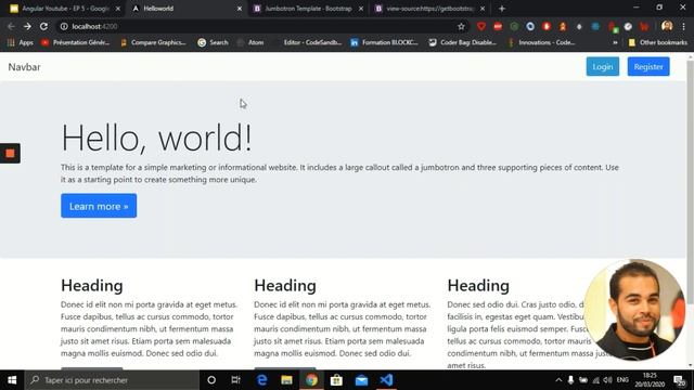 #5 Adding Bootstrap to angular | Get Started With Angular 9 in Arabic смотреть онлайн