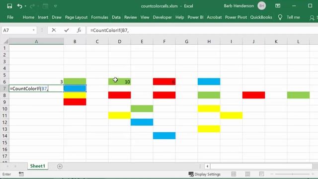 How to count colored cells in Excel смотреть онлайн