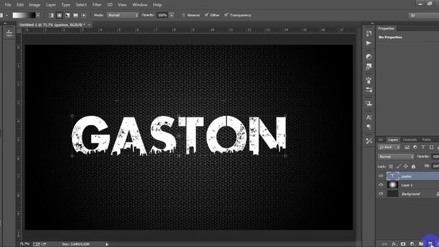 Wonderful Photoshop Text Effect [ August 2013 ] - Voiced Tutorial смотреть онлайн