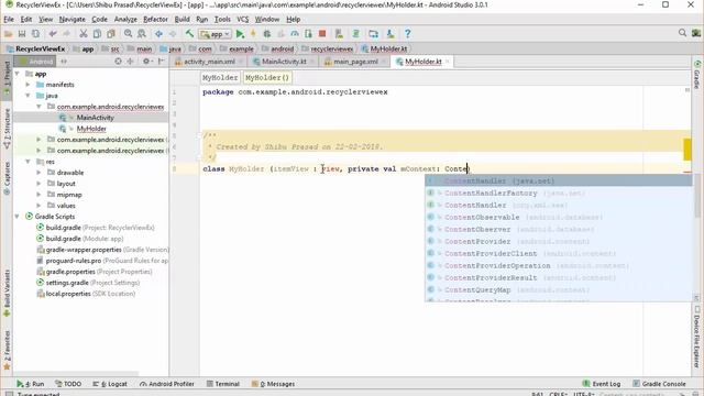 RecyclerView with CardView | Material Design | Android Studio 3.0.1 | Kotlin | 2018 смотреть онлайн