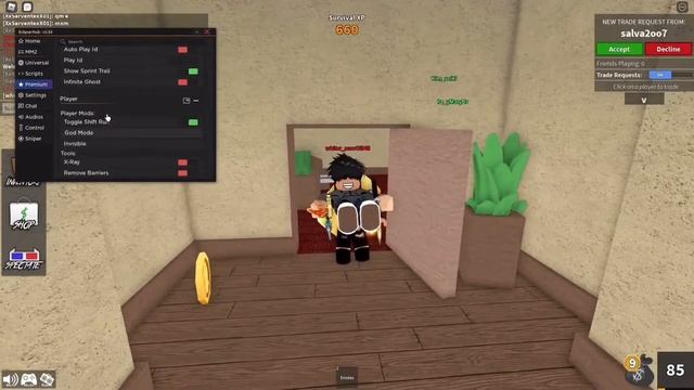 BUILDERMAN DEMOLISHES Teamers in ROBLOX MM2 смотреть онлайн
