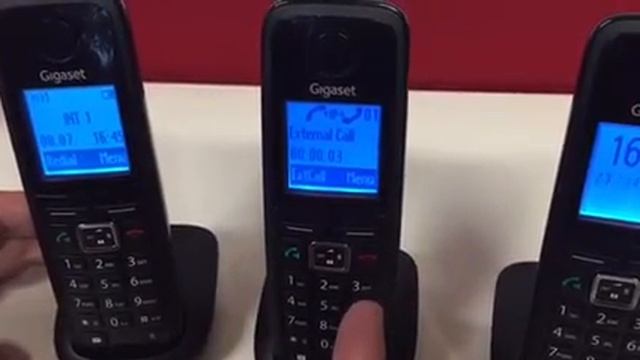 Internal call transfer Gigaset A510 Ip phone смотреть онлайн