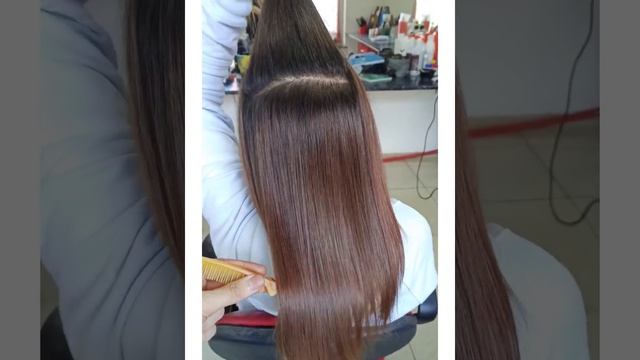 Аиртач на окрашенные волосы. Осветление тёмной длины | Airtouch