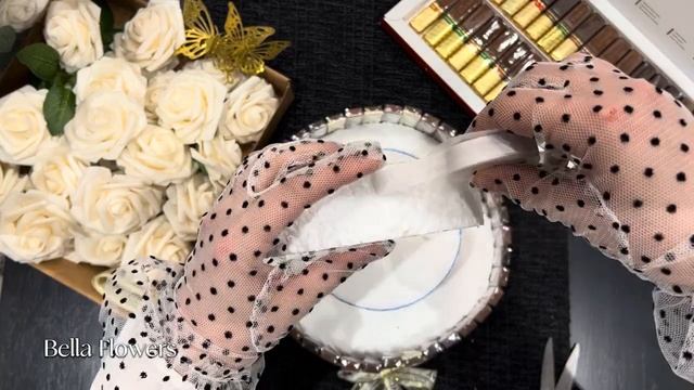 DIY Merci Cake with Flowers! смотреть онлайн