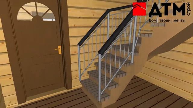 3D экскурсия по проекту дома "Малевич" от строительной компании ДТМ Строй смотреть онлайн