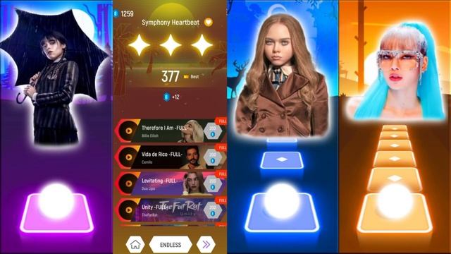 Wednesday ⚡ Skibidi Bop ⚡ M3gan ⚡ Lisa Money | Tiles Hop EDM Rush | Magic Tiles смотреть онлайн