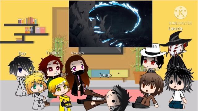 TPN, Demon Slayer, and Death Note characters react to AMVs Gacha Life Pt 1 (some TPN manga spoilers смотреть онлайн