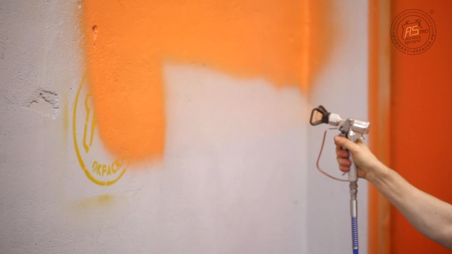 Инструкция: начало покраски - окраска - промывка покрасочного аппарата AS-4000 смотреть онлайн