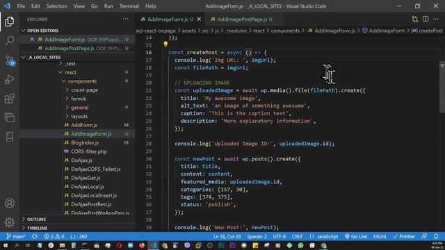 REACT IN WORDPRESS - LEARN TO CREATE A POST WITH A FEATURED IMAGE USING NODE WPAPI - LOCAL & REMOTE смотреть онлайн