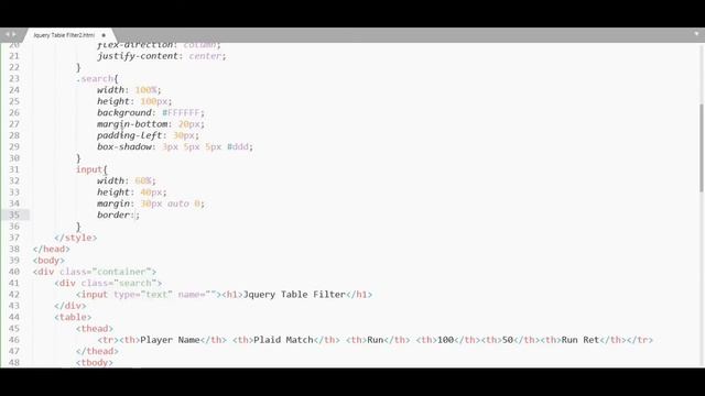 How to create Table Filter Using jQuery #ui ux || #table design #htmltutorial || #html css tutoria смотреть онлайн