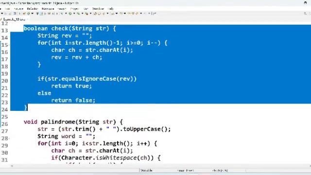 Write a program in Java to enter a sentence. Display the words which are only palindrome. смотреть онлайн