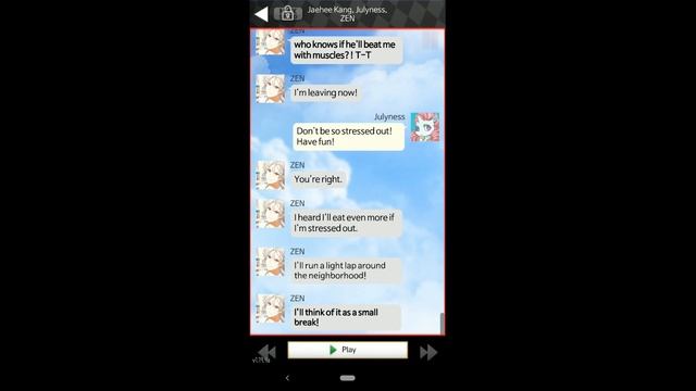 Mystic Messenger - дневные чаты 6 день (Рут V. русский перевод) смотреть онлайн