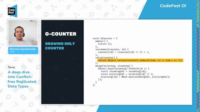 #Backend Bartosz Sypytkowski. A deep dive into Conflict-free Replicated Data Types смотреть онлайн