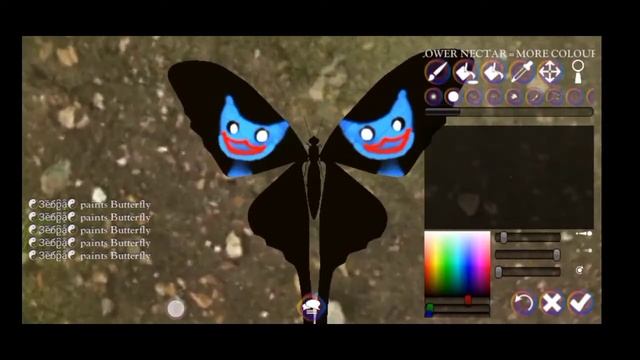 Как нарисовать Хагги Вагги в игре butterflygame? смотреть онлайн