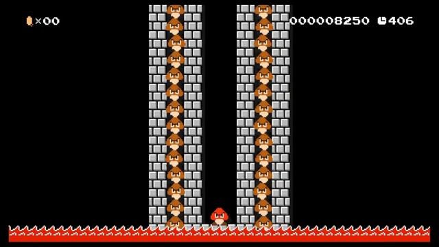 Super Mario Maker level: "The Goomba: A Sad Tale of Madness" by Theorymon смотреть онлайн