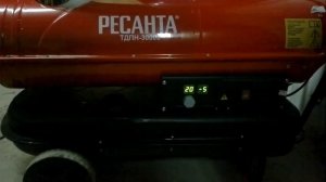 Тепловая пушка Ресанта ТДПН-30000. Ошибка Е1