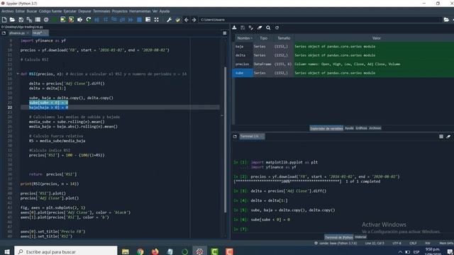 RSI Python смотреть онлайн