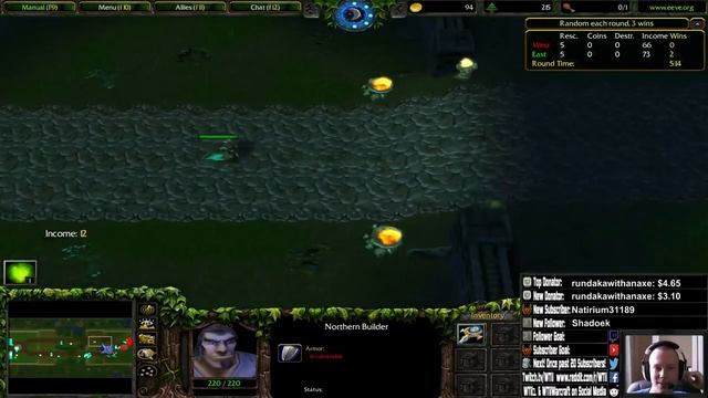 Warcraft 3 - Patron Games Stream #2 Part 1 смотреть онлайн
