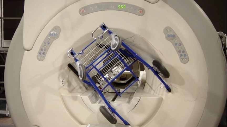 Спец заказ. Стеллаж в МРТ кабинет без металлических соединений