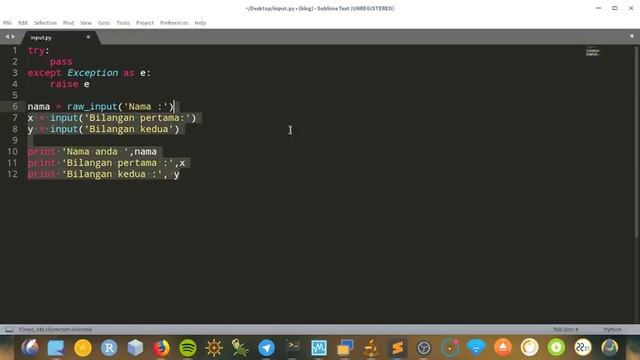 13. Tutorial Python - Input dan Try Except смотреть онлайн