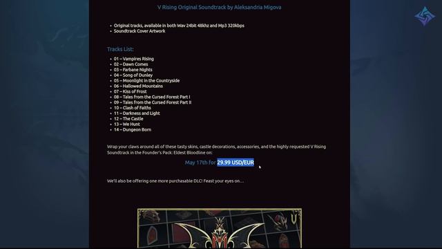 V Rising: All DLC Coming With Early Access Revealed!