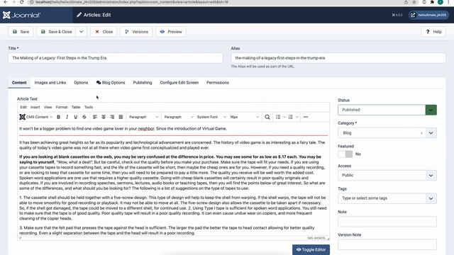 How to use Helix Ultimate Blog options | Joomla смотреть онлайн