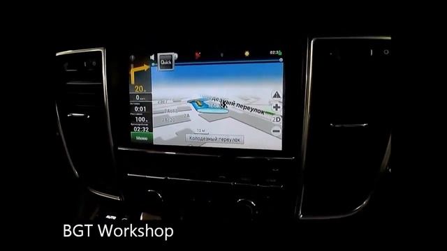 Panamera - камера и навигация BGT-NKP2200 на штатный монитор