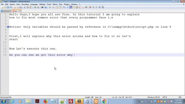 Notice Only variables should be passed by reference in php:(Fixed) смотреть онлайн