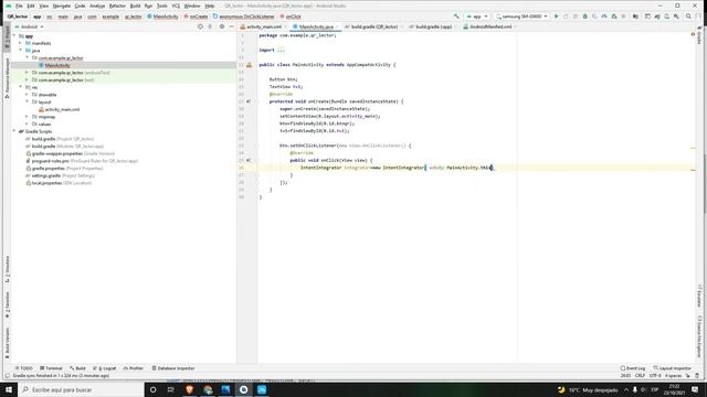 lector de QR con Android Studio java смотреть онлайн